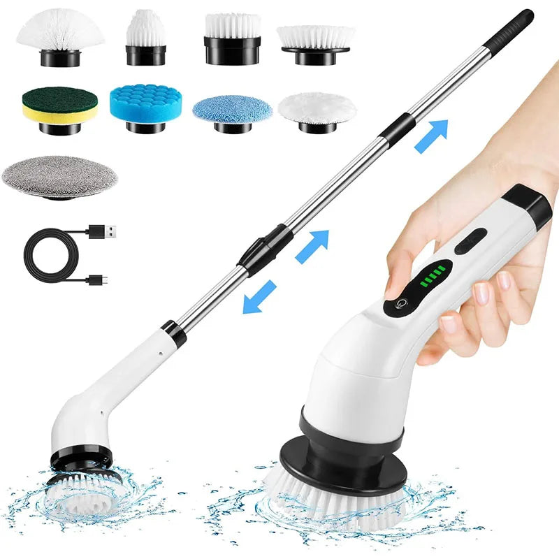 Cepillo de limpieza eléctrico inalámbrico